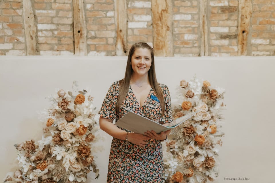 If a Registrar isn't available for your wedding, perhaps a Celebrant like Jemma, a Cambridgeshire Contemporary Celebrant can help